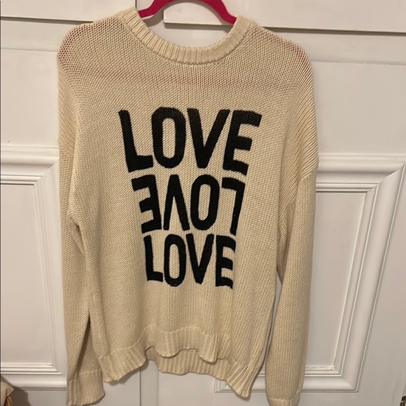 Spiritual Gangster Love Mantra  Sweater Sz S - Picture 2 of 8